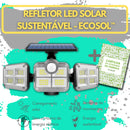 Refletor LED Solar Autossustentável - EcoSol™