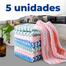 (Compre 4 Ganhe 1) Panos Mágicos® - Microfibra Macia para Limpeza Perfeita Premium 2023 - Frete Grátis