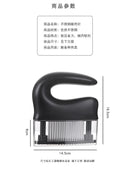 Martelo do bife de carne de aço inoxidável Carne Batendo Fórceps Agulha Piercing de Fórceps Ferramenta de sabor doméstico 48 pinos