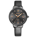 Relógio Feminino com Pulseira de Couro