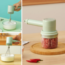 Mini Processador e Batedeira de Alimentos sem Fio 3 em 1