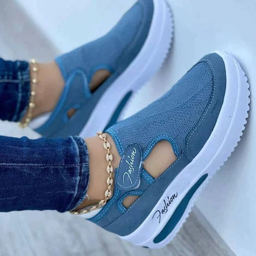 Tênis Ortopédico Feminino Flower Fashion
