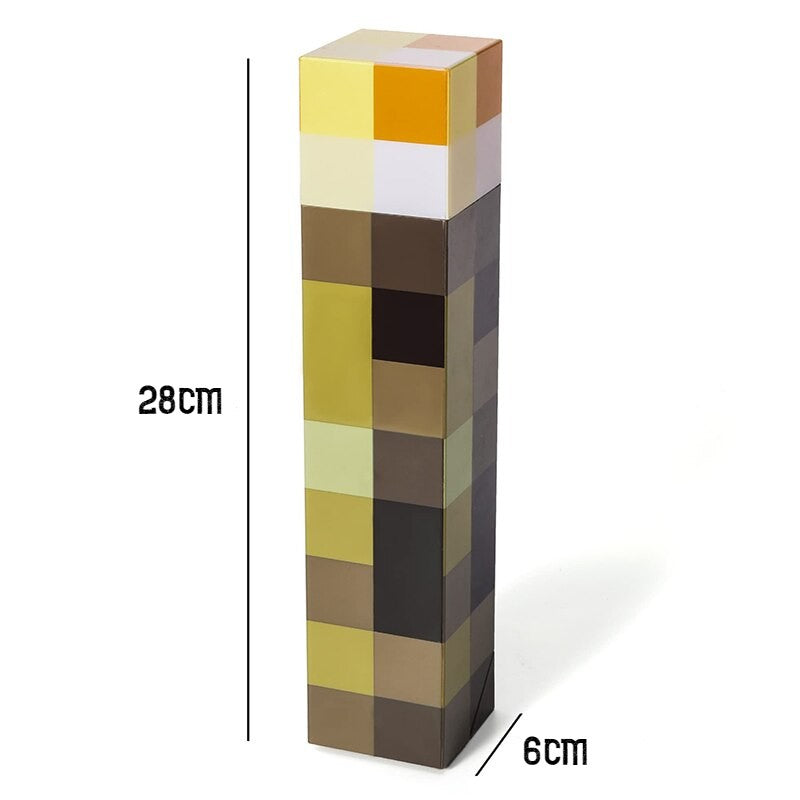 Luminária Decorativa Minecraft Tocha