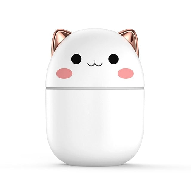 Umidificador Difusor Gatinho Umidifica e Purifica