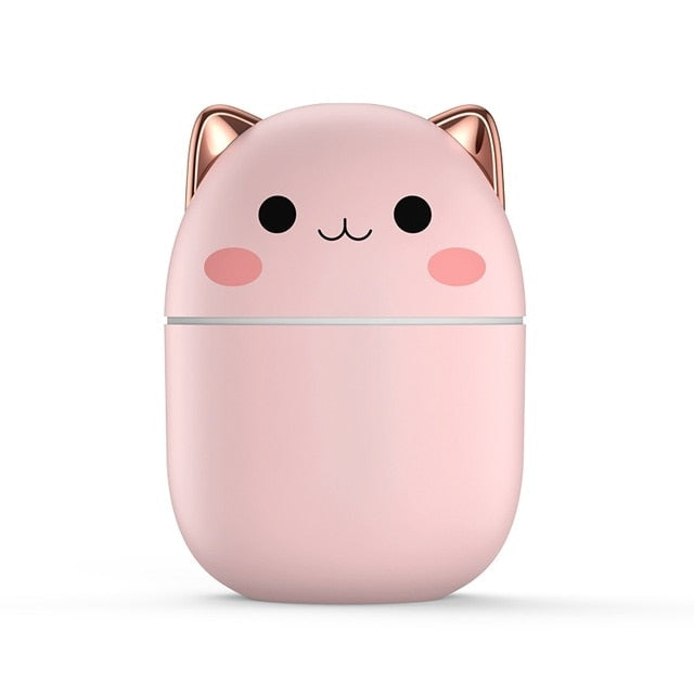 Umidificador Difusor Gatinho Umidifica e Purifica
