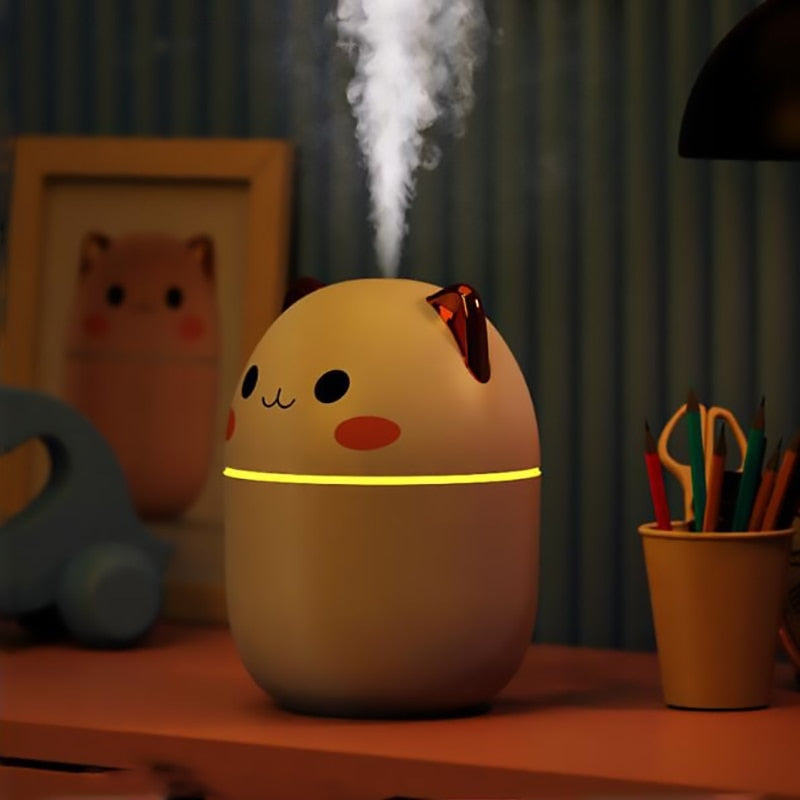 Umidificador Difusor Gatinho Umidifica e Purifica