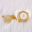 Chupeta Premium Com Inicial + Prendedor Grátis Incluso