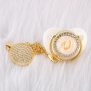 Chupeta Premium Com Inicial + Prendedor Grátis Incluso